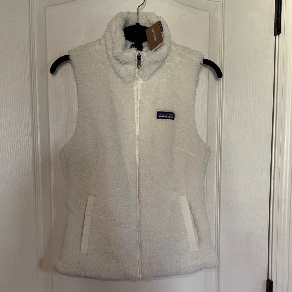Patagonia Cream Fleece Vest